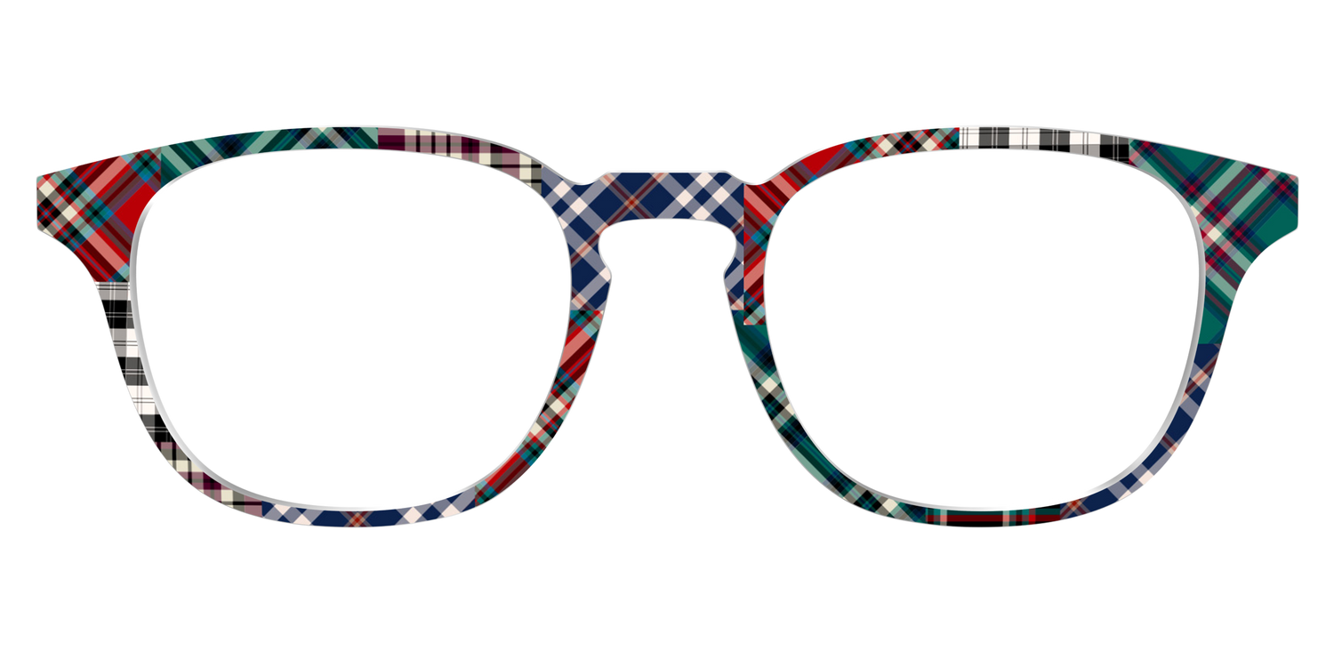 The Grunge Plaid Print Mix - Front Top Image - Pair Eyewear