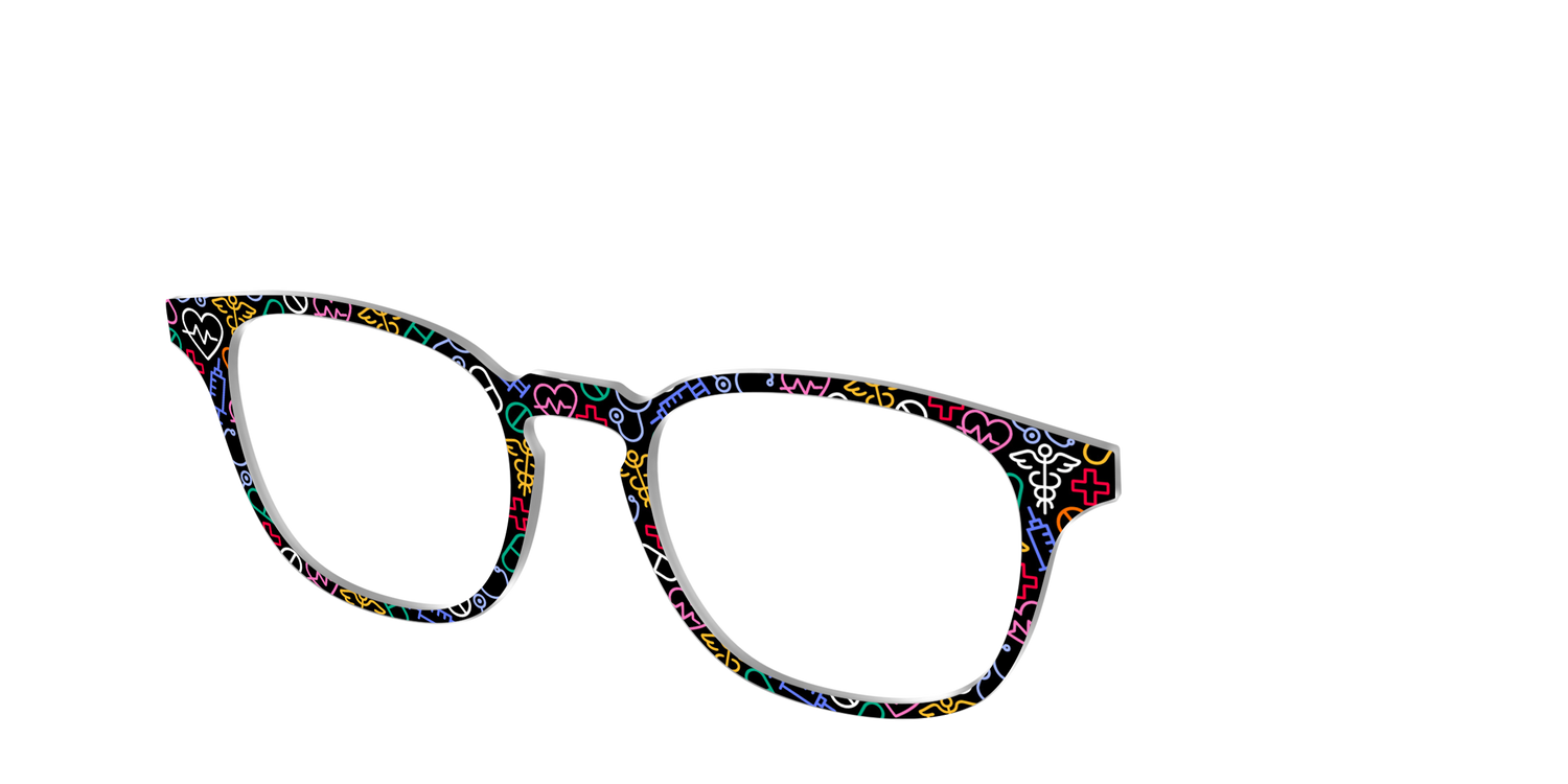 The Healing Arts - Angle Top Image - Pair Eyewear