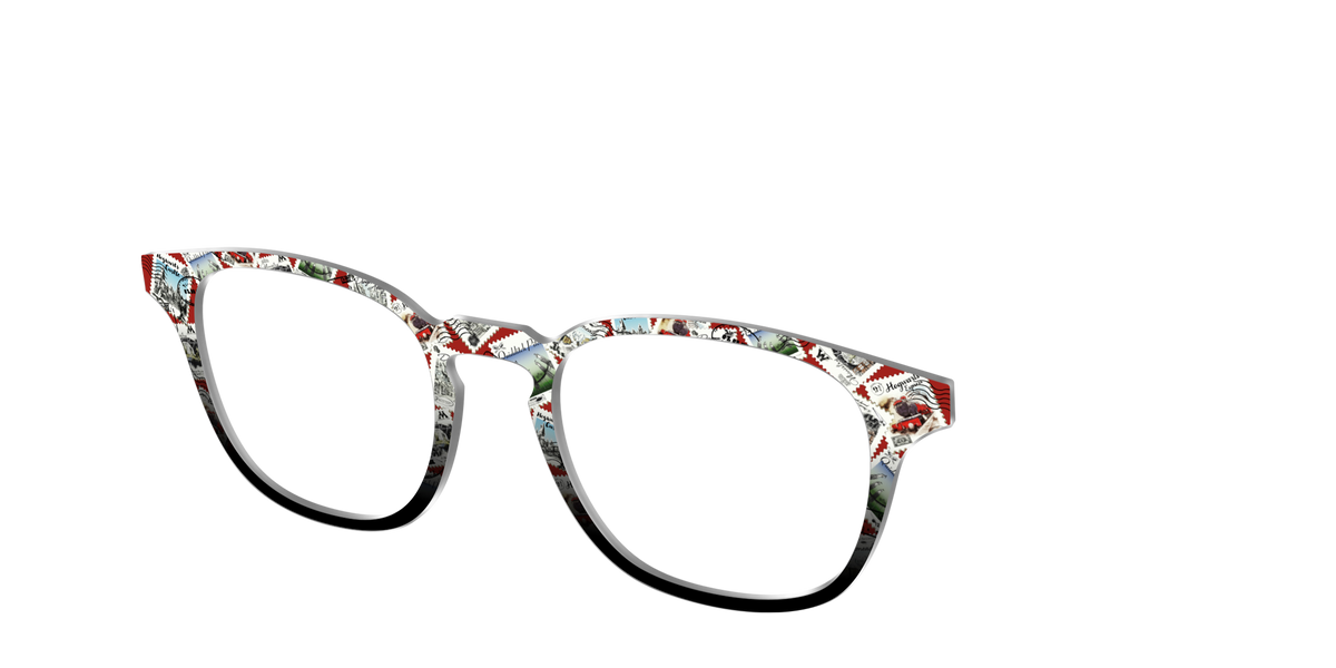 The Hogwarts™ Stamps - Angle Top Image - Pair Eyewear