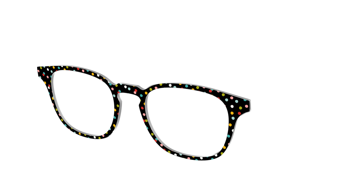 The Holiday Dots - Angle Top Image - Pair Eyewear
