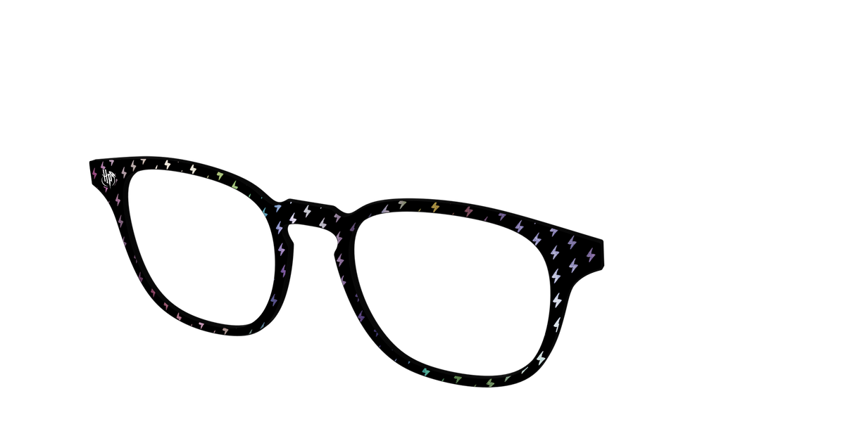The Holographic Lightning Bolts - Angle Top Image - Pair Eyewear