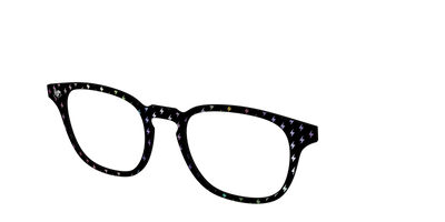 The Holographic Lightning Bolts - Angle Top Thumbnail - Pair Eyewear
