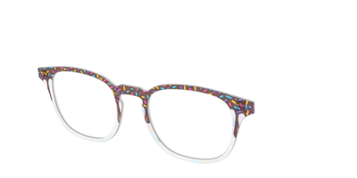 The Holographic Milkshake - Angle Top Thumbnail - Pair Eyewear