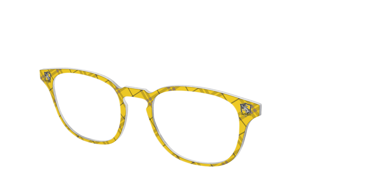 The Hufflepuff™ Plaid - Angle Top Image - Pair Eyewear