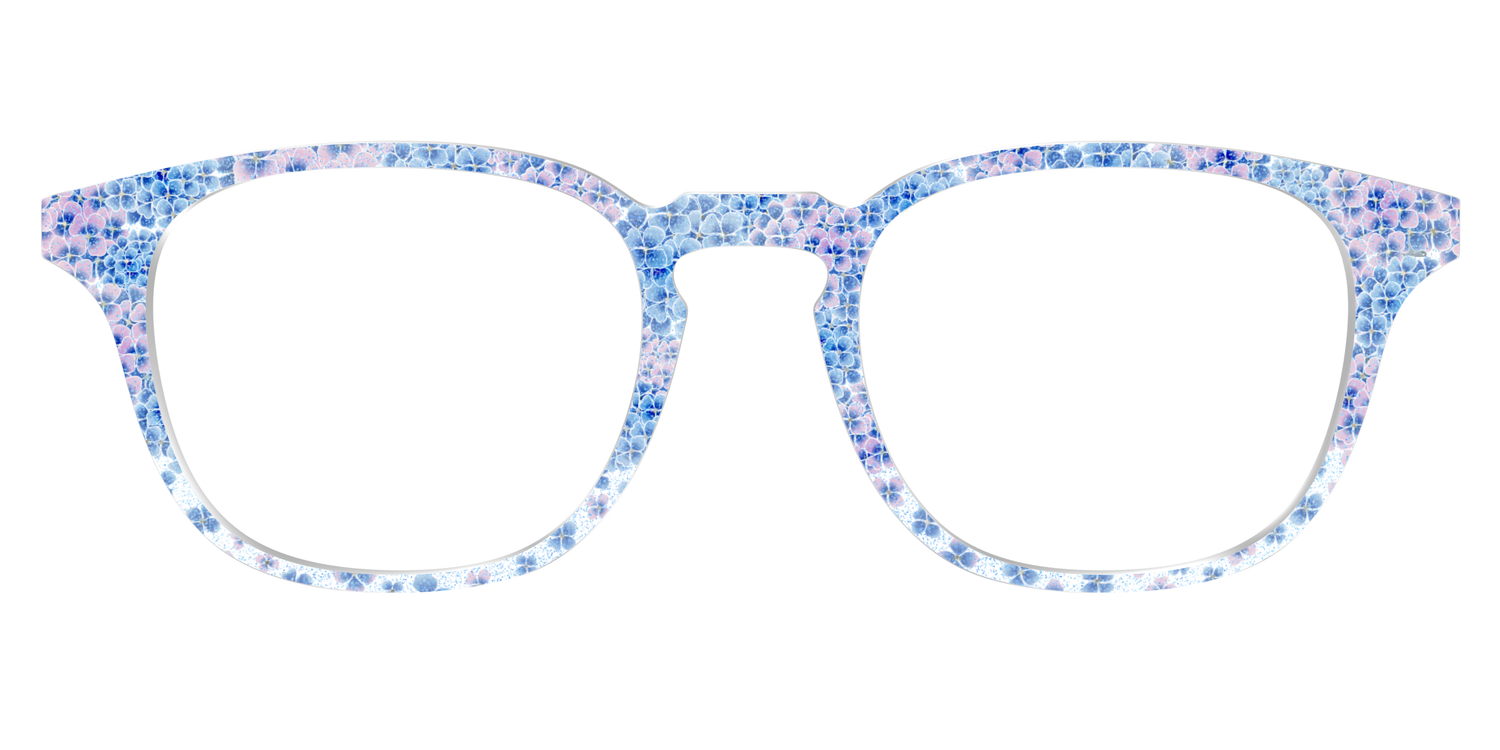 The Hydrangea Confetti Crystal with Gold Foil - Front Top Image - Pair Eyewear
