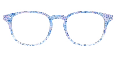 The Hydrangea Confetti Crystal with Gold Foil - Front Top Thumbnail - Pair Eyewear