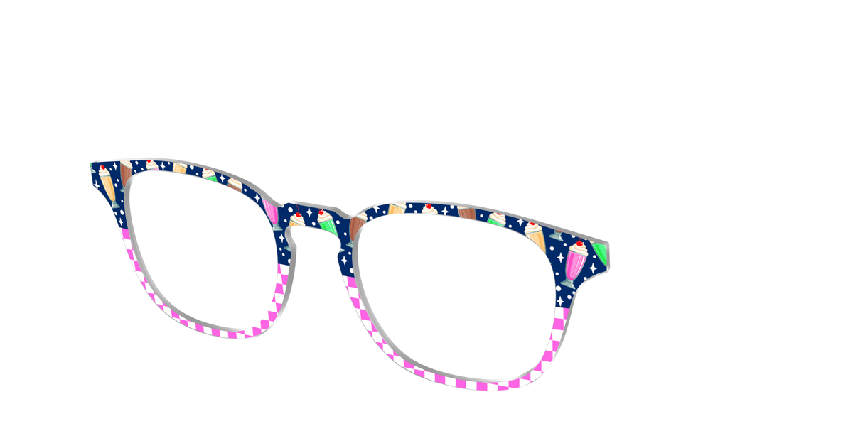 The Ice Cream Social Split - Angle Top Image - Pair Eyewear
