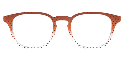 The Inferno Orange Gradient Crystal Polka Dots - Front Top Thumbnail - Pair Eyewear