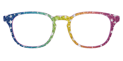 The Iridescent Rainbow Stars - Front Top Thumbnail - Pair Eyewear
