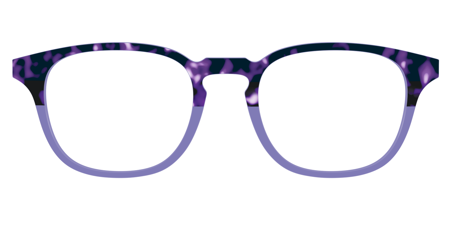 The Iris Tortoise Crystal Split - Front Top Image - Pair Eyewear