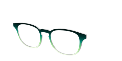 The Jade to Chartreuse Gradient - Angle Top Thumbnail - Pair Eyewear