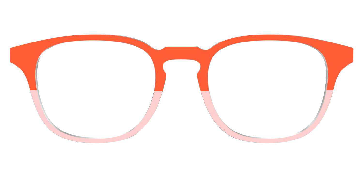 The Jasper & Venetian Pink Split - Front Top Image - Pair Eyewear