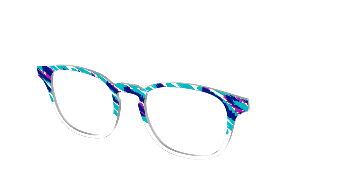 The Jazzy Scribble - Angle Top Image - Pair Eyewear