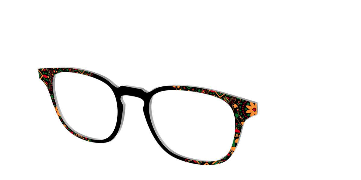 The Kwanzaa Medallion - Angle Top Image - Pair Eyewear