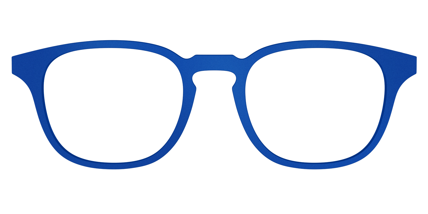 The Matte Indigo - Front Top Image - Pair Eyewear