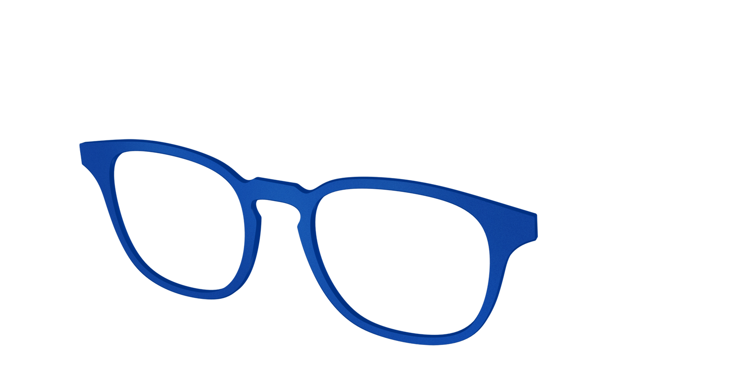The Matte Indigo - Angle Top Image - Pair Eyewear
