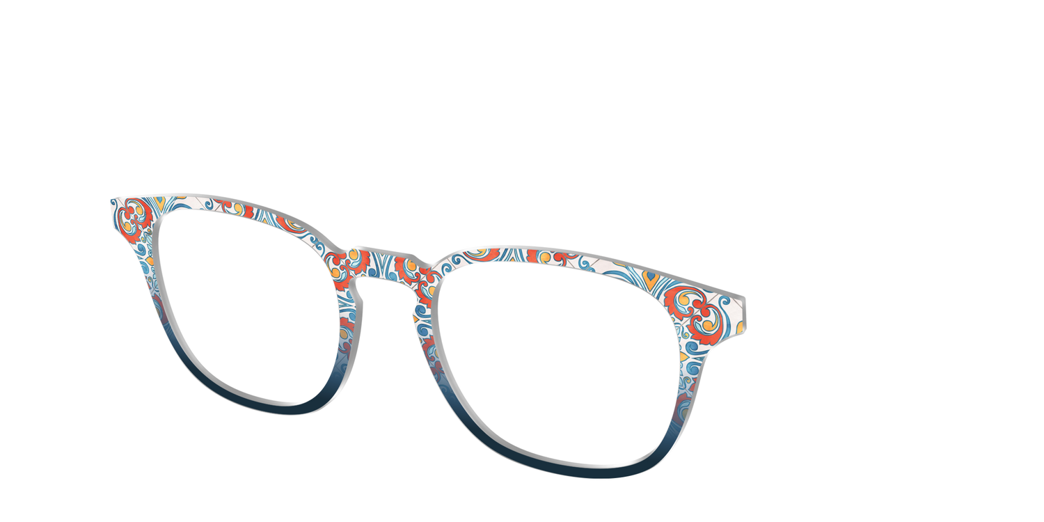 The Mediterranean Tile - Angle Top Image - Pair Eyewear