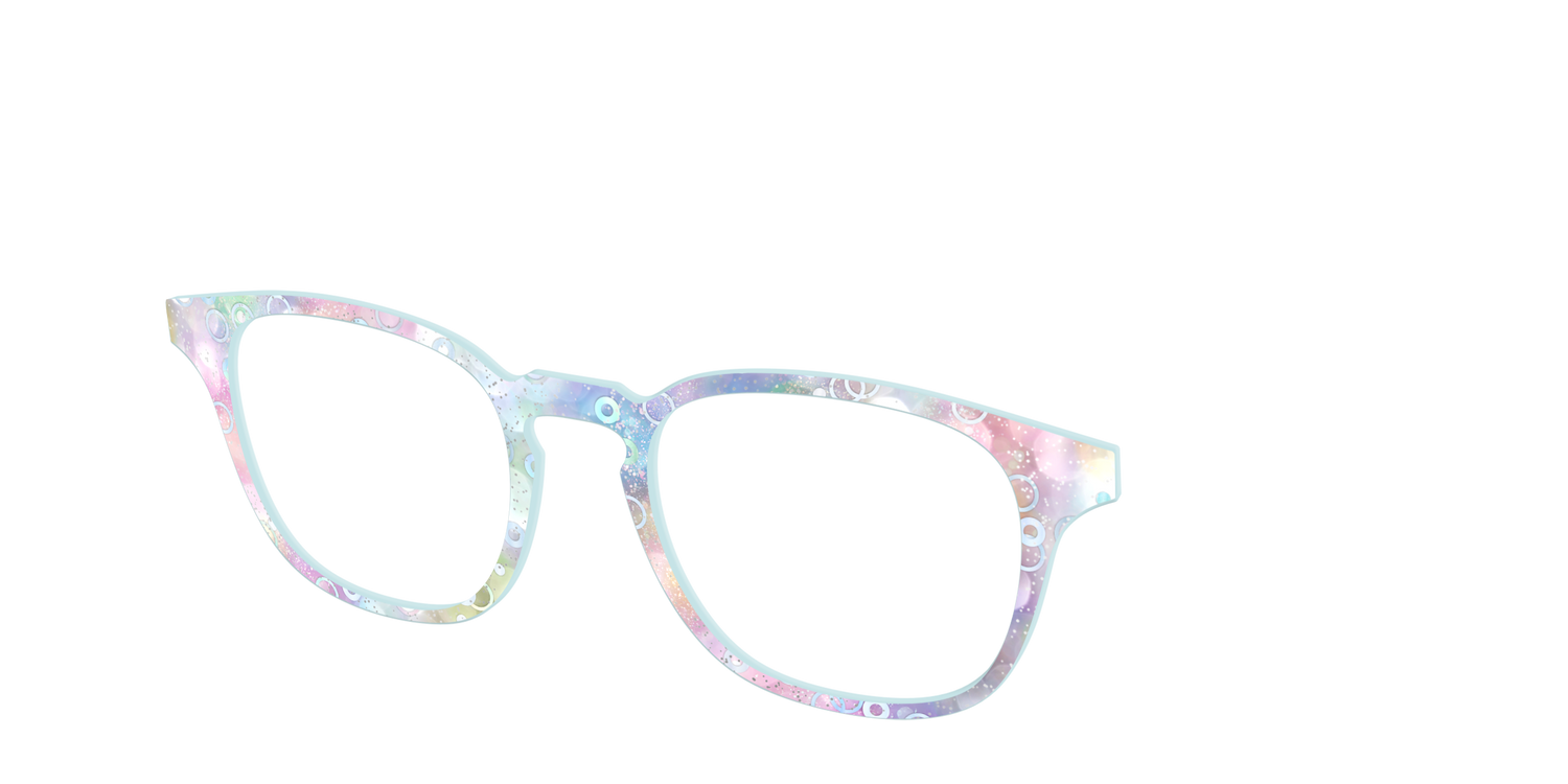 The Mermaid Bokeh with Bubble Glitter - Angle Top Image - Pair Eyewear