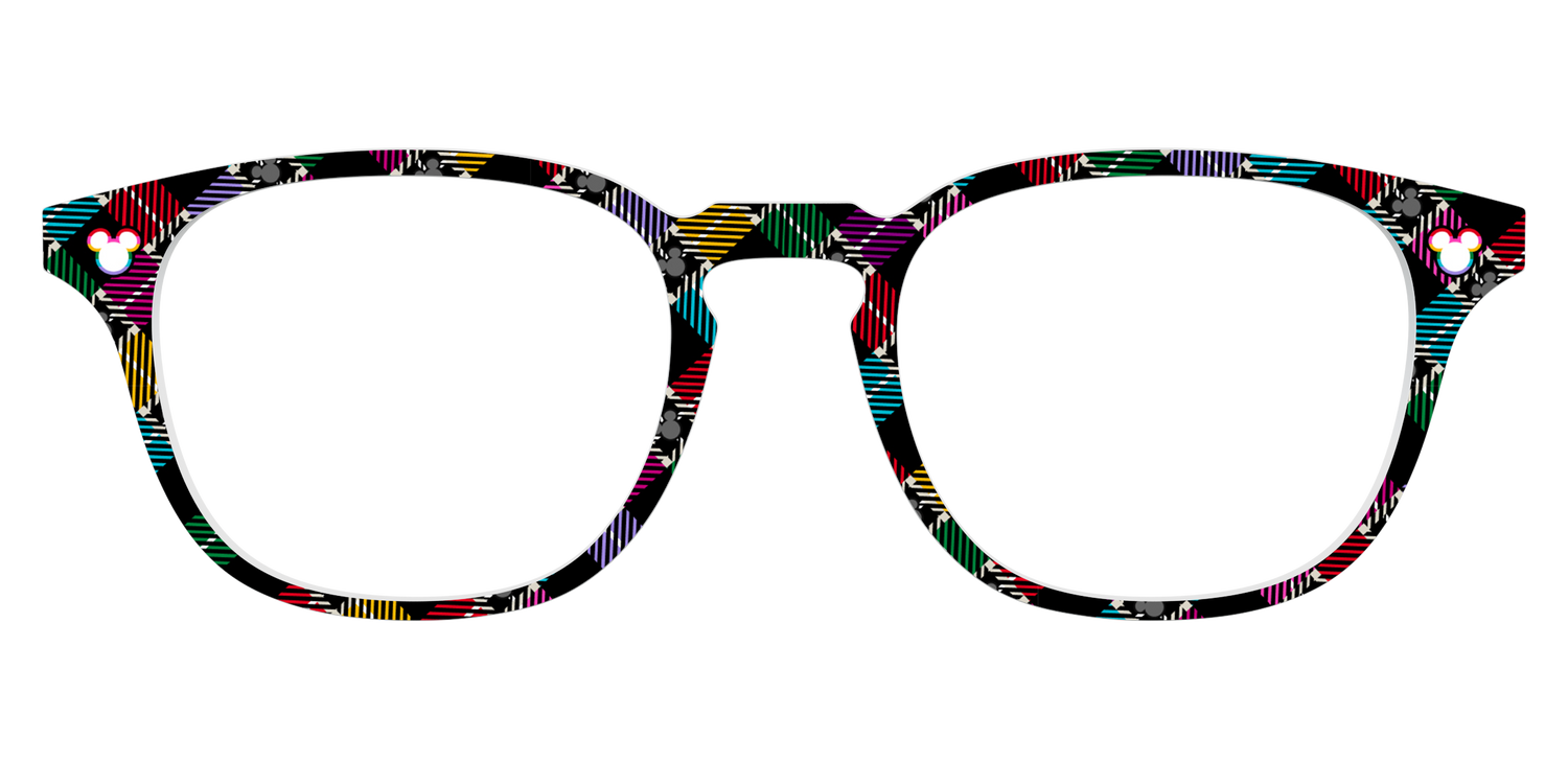 The Mickey Plaid - Front Top Image - Pair Eyewear