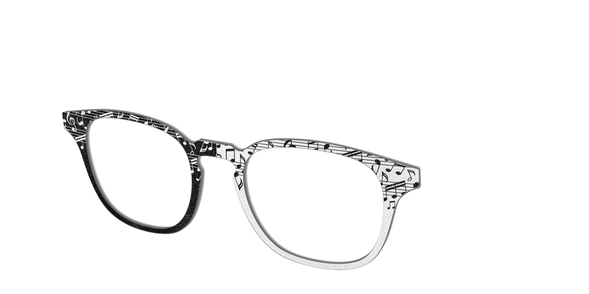 The Musical Shimmer Split - Angle Top Image - Pair Eyewear