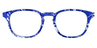 The Navy Shimmer Mosaic - Front Top Thumbnail - Pair Eyewear