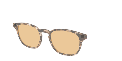 The Neutral Tort Crystal With Umber Brown Lens - Angle Top Thumbnail - Pair Eyewear