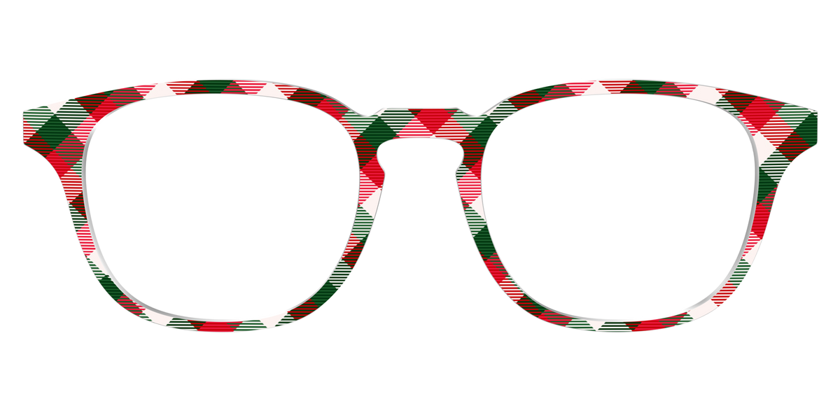 The Nice List Plaid - Front Top Image - Pair Eyewear