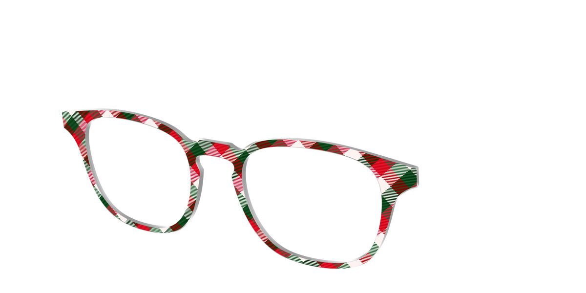 The Nice List Plaid - Angle Top Image - Pair Eyewear