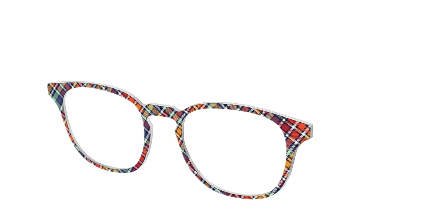 The Nordic Plaid - Angle Top Image - Pair Eyewear