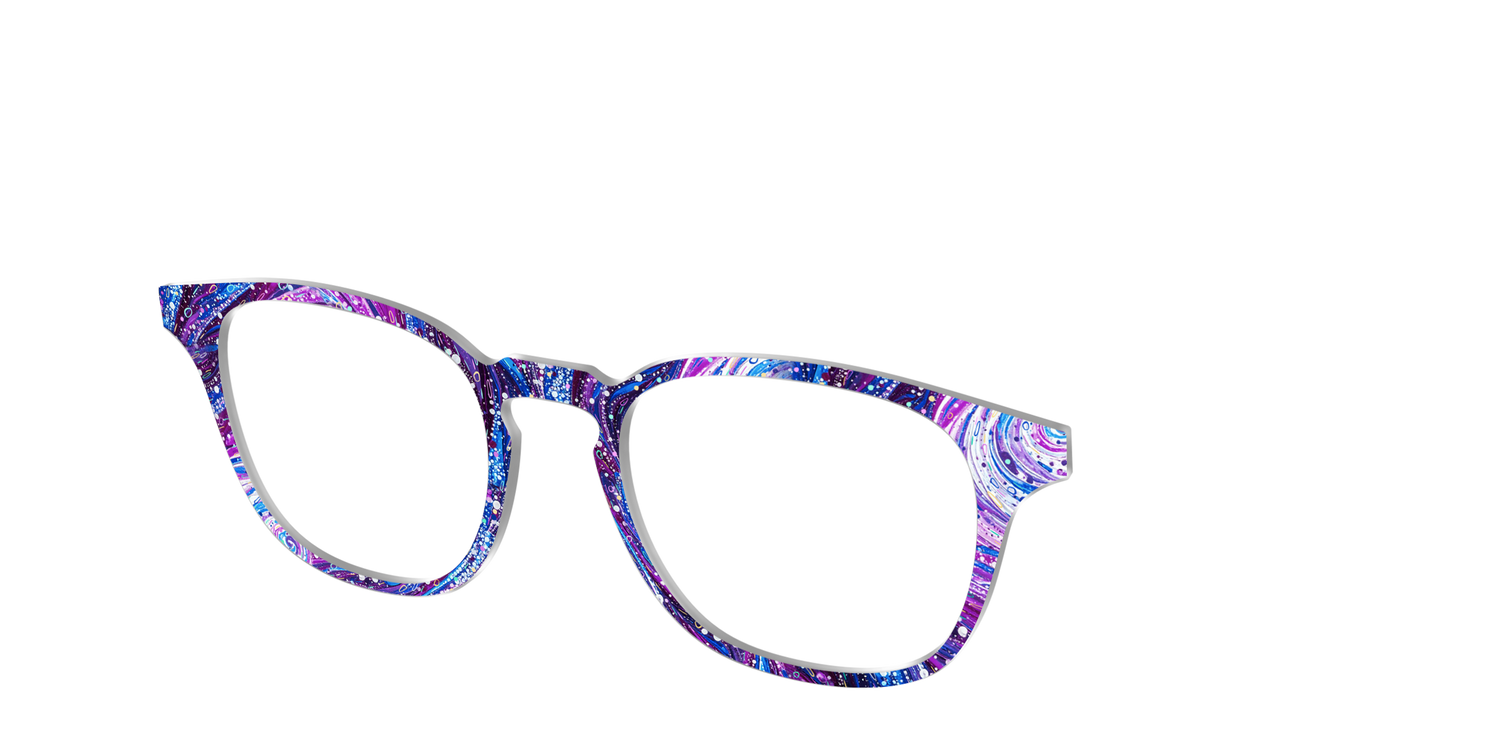 The Orchid Kaleidoscope - Angle Top Image - Pair Eyewear