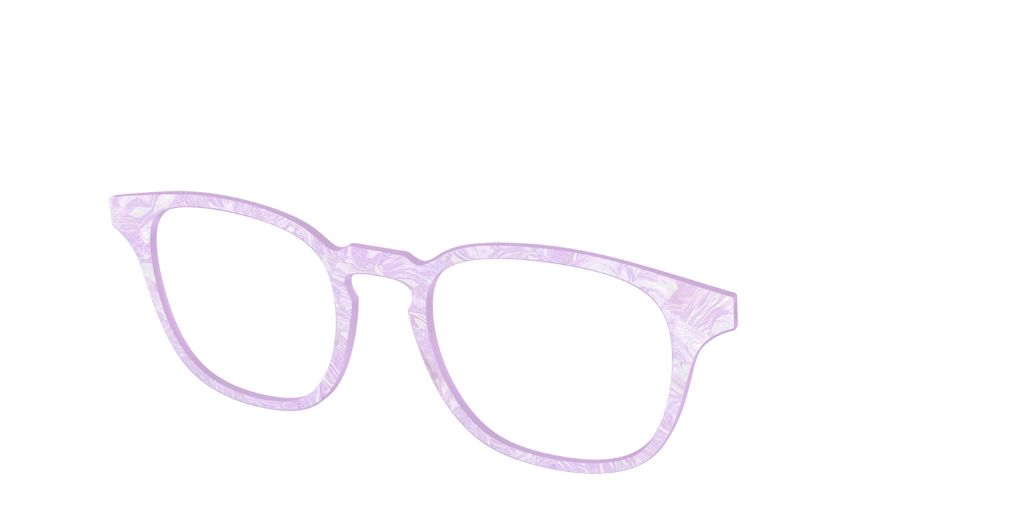 The Pale Iris Pearl Marble - Angle Top Image - Pair Eyewear