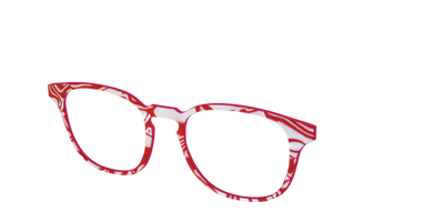 The Peppermint Swirl - Angle Top Thumbnail - Pair Eyewear