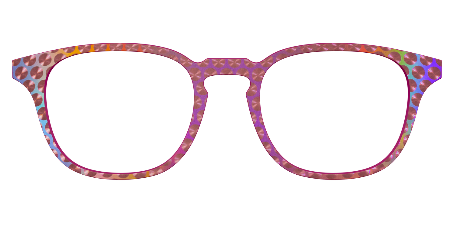The Pink Holographic Spheres - Front Top Image - Pair Eyewear