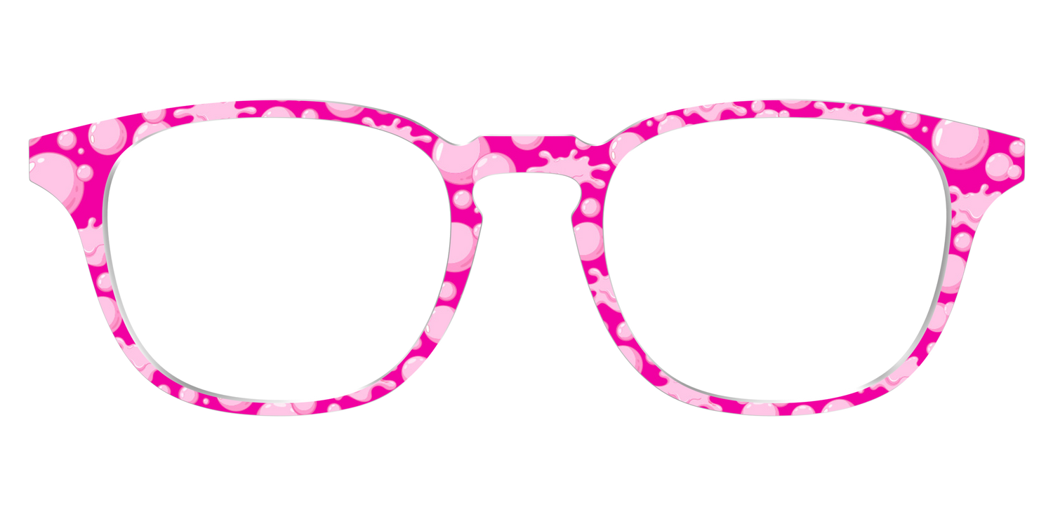 The Pink Pop Bubbles - Front Top Image - Pair Eyewear