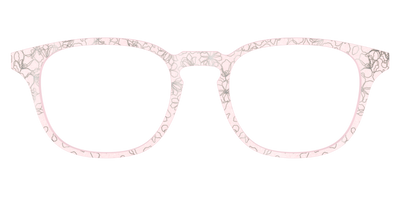 The Pink Shimmer Petals with Silver Foil - Front Top Thumbnail - Pair Eyewear