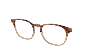 The Pirate Plank Wood Split - Angle Top Thumbnail - Pair Eyewear