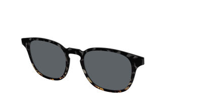 The Polarized Shadow Tortoise Sun Top - Angle Top Thumbnail - Pair Eyewear