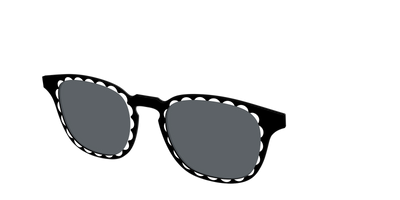 The Polarized Stylish Daisy Sun Top - Angle Top Thumbnail - Pair Eyewear