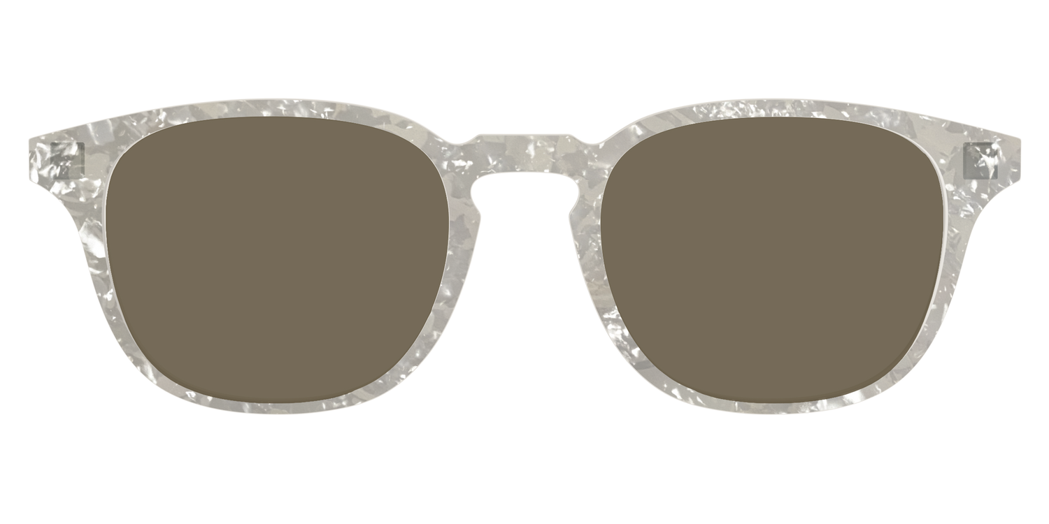 The Polarized White Quartz Pearl Sun Top - Front Top Image - Pair Eyewear