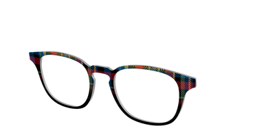 The Principal Plaid - Angle Top Thumbnail - Pair Eyewear