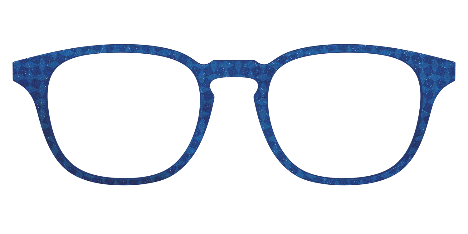 The Prussian Blue Pinwheels - Front Top Image - Pair Eyewear