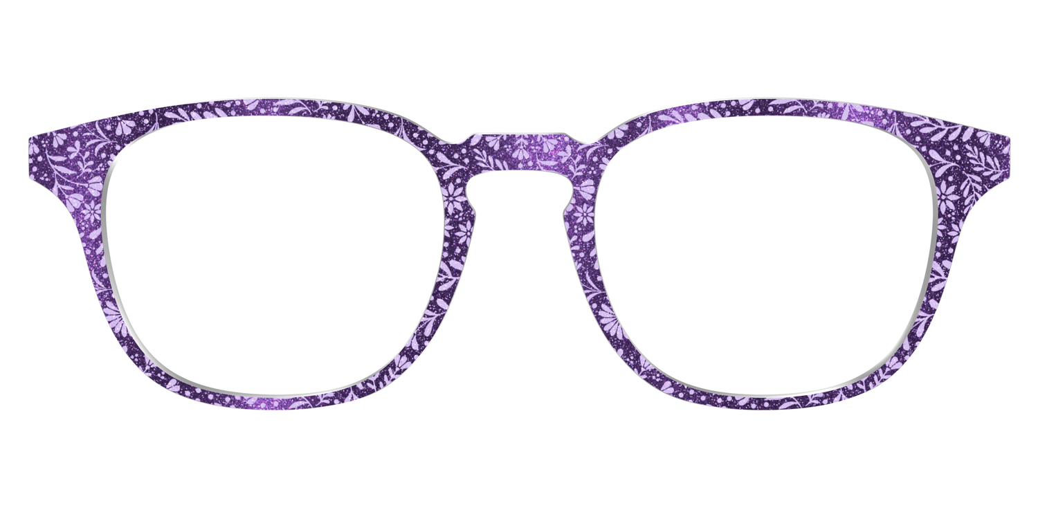 The Purple Shimmer Botanical - Front Top Image - Pair Eyewear