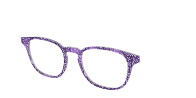The Purple Shimmer Botanical - Angle Top Thumbnail - Pair Eyewear