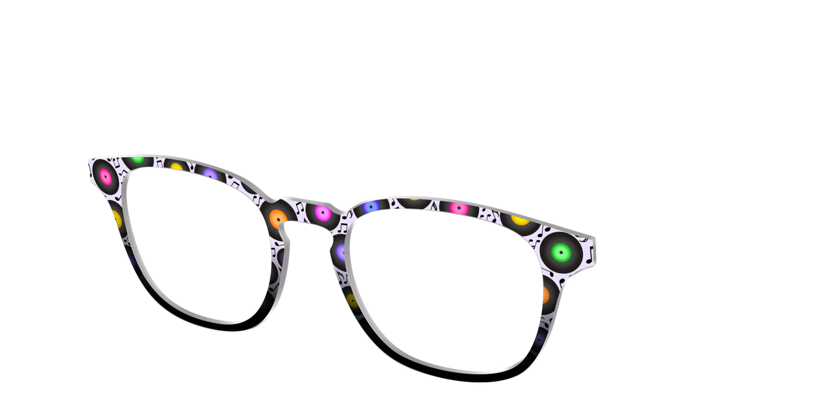 The Record Collection - Angle Top Image - Pair Eyewear