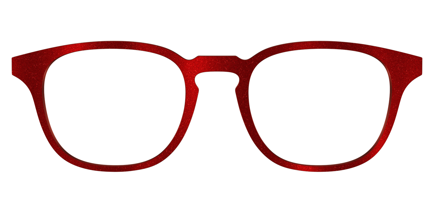 The Red Shimmer - Front Top Image - Pair Eyewear