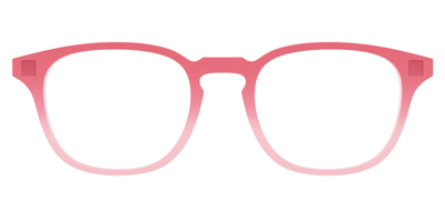The Red to Coral Gradient Crystal - Front Top Thumbnail - Pair Eyewear