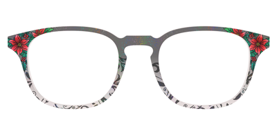 The Romantic Poinsettia Holographic Crystal - Front Top Thumbnail - Pair Eyewear
