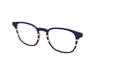 The Rugby Stripes - Angle Top Thumbnail - Pair Eyewear