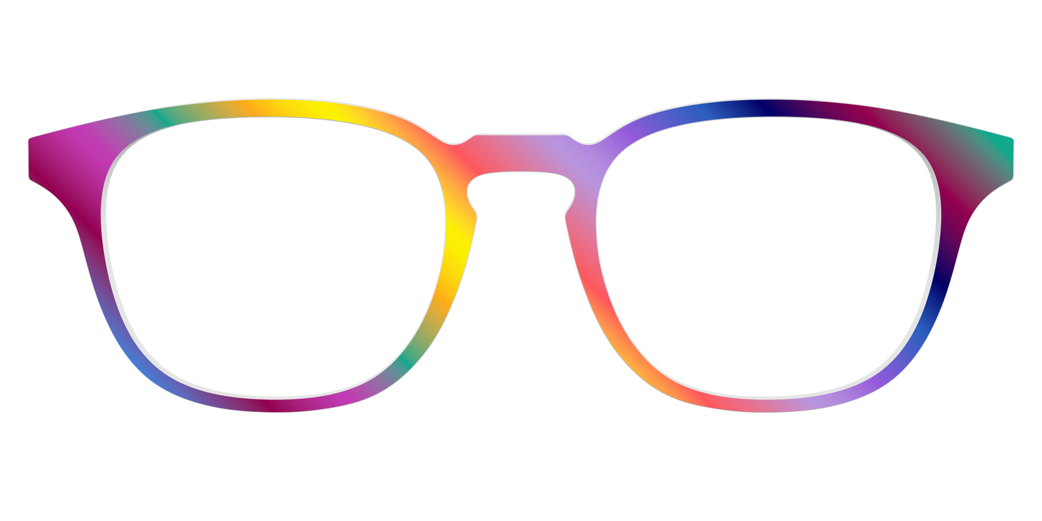 The School Spirit Gradient - Front Top Image - Pair Eyewear