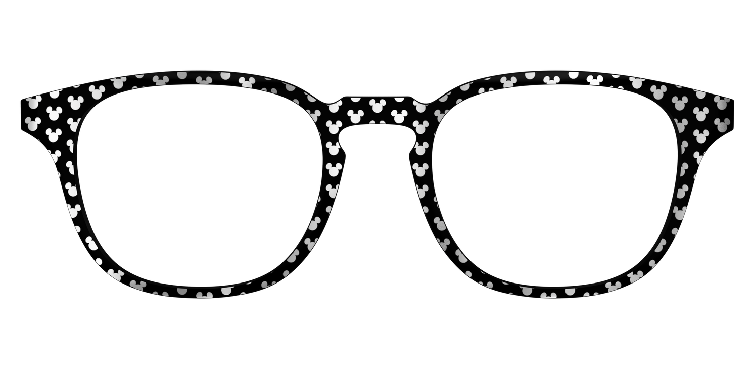 The Silver Foil Mickey - Front Top Image - Pair Eyewear